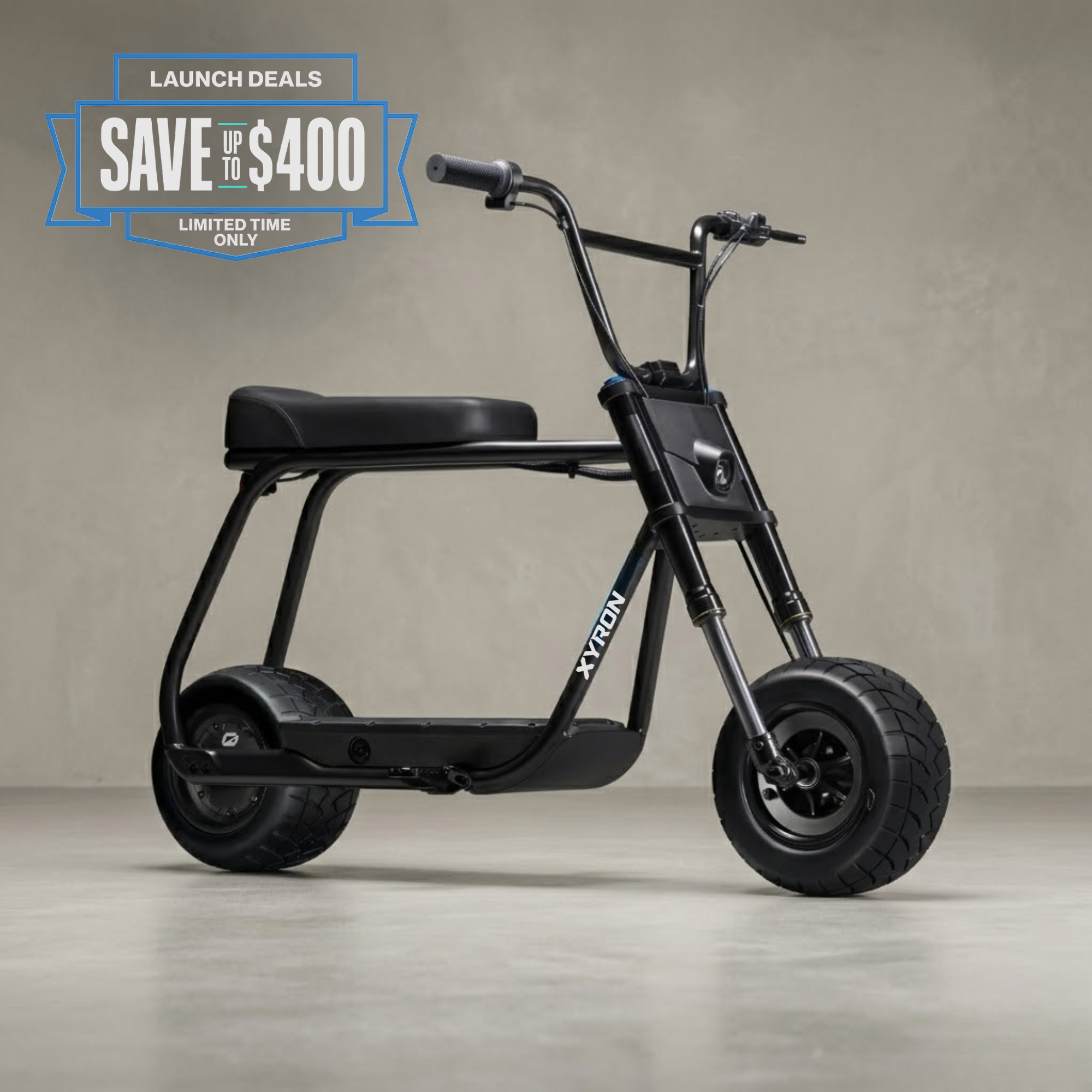 Xyron long range E-bike - 50 mi / 35 mph